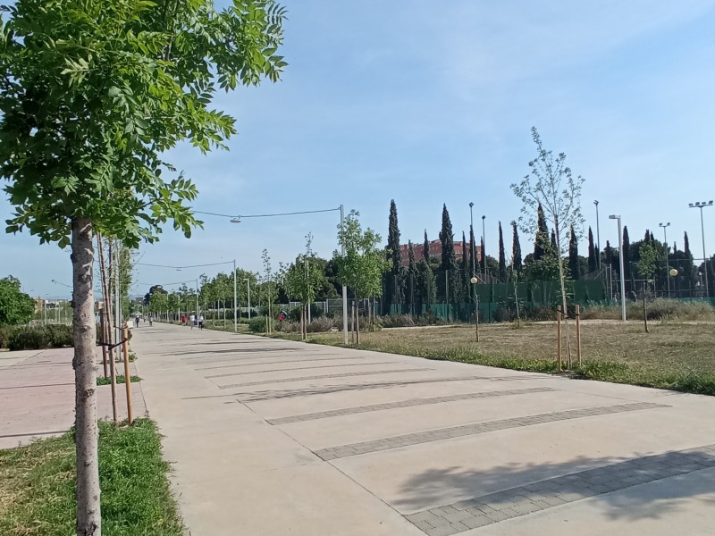 Entorno del Anillo Verde, Zaragoza, donde se ubica el Edificio Dahlia Park