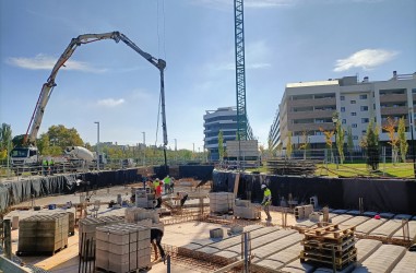Avance de obras del Edificio Dahlia Park